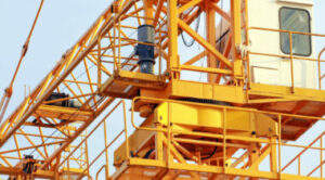 Ein gelber Kran - Hebezeugindustrie